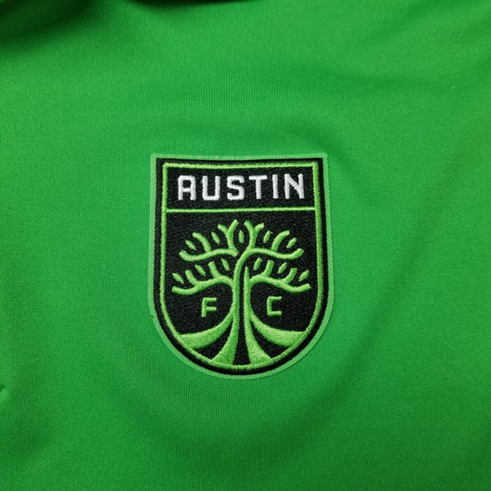 Austin FC Polo Shirt Womens Size M Green Soccer Football Club Texas - Picture 4 of 8